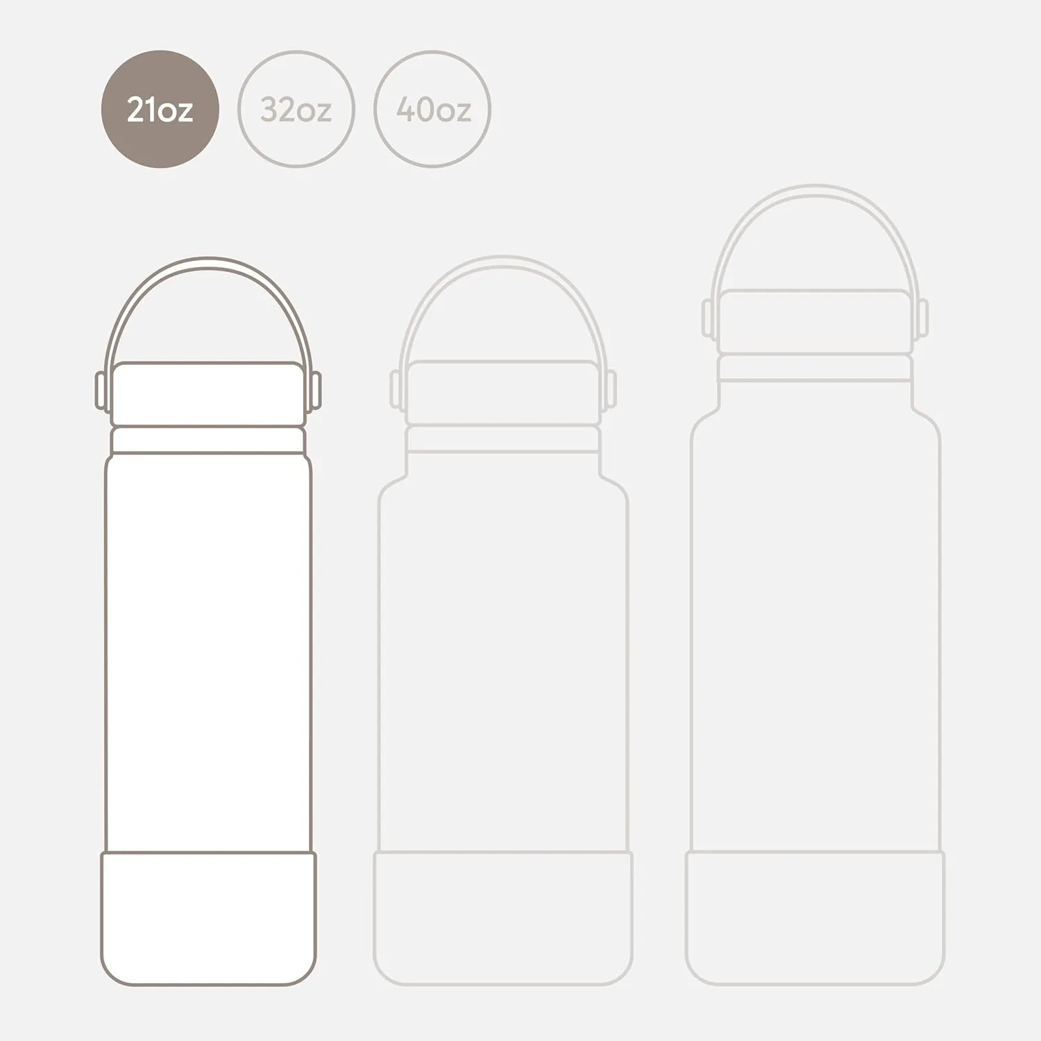 Seallama. Stainless Steel Wide Mouth Water Bottle - 2 Lids (Flex Straw Lid) and Double-Wall Vacuum Insulation - Leak Proof, BPA-Free, for Travel, Sports, School, and Car (Chalk, 21 oz)