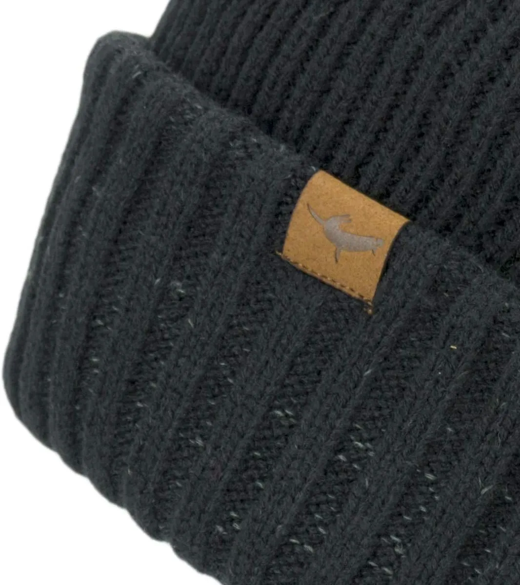 SEALSKINZ Unisex Bacton Waterproof Cold Weather Roll Cuff Beanie