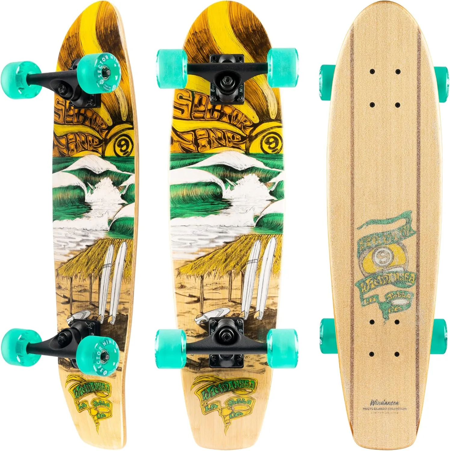 Sector 9 Windansea Complete Skateboard 28.5" x 7.5"