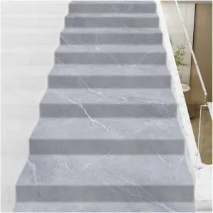 Self-Adhesive Safety Stair Mats, Stair Treads Carpet, Anti-Skid Safety Stair Pads for Kids Elders Pet, Home Waterproof Decoration Step Floor Mat, Step Protection Rug (Color : A, Size : 6M)