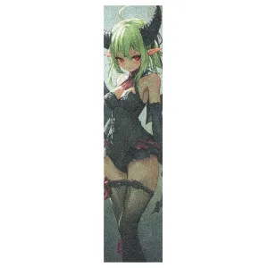 Sexy Little Devil Anime Girl Grip Tape roll for Skateboards Waterproof Fusion Grip Tape for Scooters Grip Tape Longboard Tear-Proof Cruiser Skateboard Grip Tape, 44×10 Inch