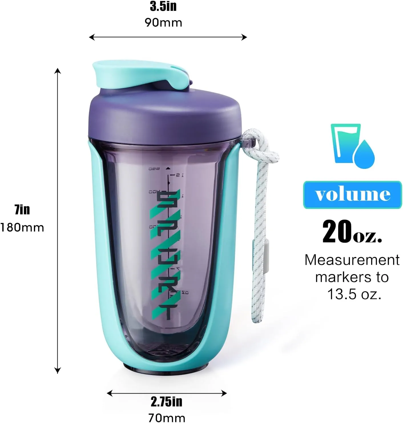 shaker cups for protein shakes 20 oz protein shaker bottle，Leak Proof，The Perfect Shaker for the Gym, Pre-Workout Bottle，Cocktail Shaker Cup，Weight Loss Supplement Shakes