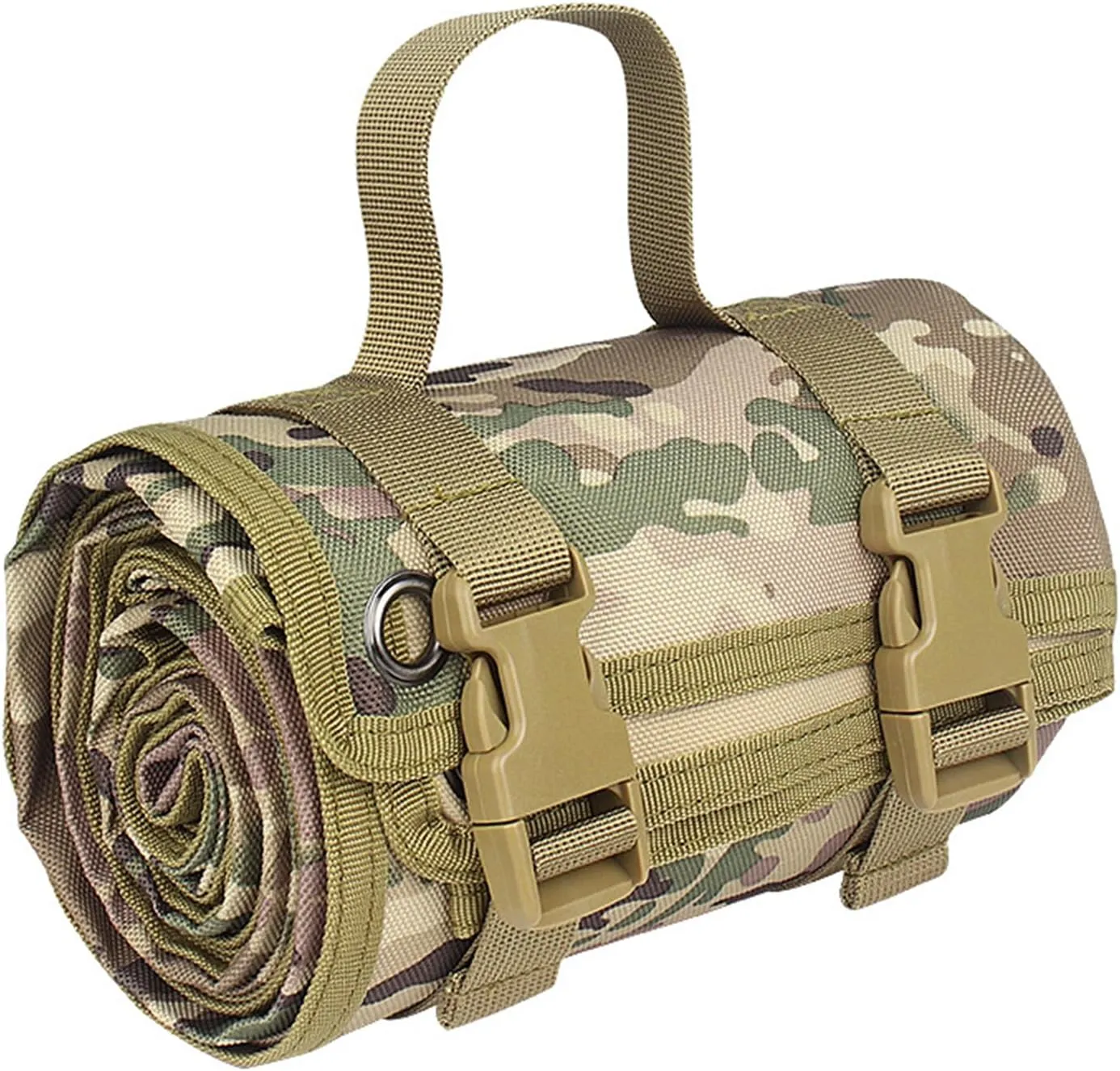 Shooting Mats Prone Padded Waterproof, Roll Up Shooting Mat Prone Rifle Shooter Mats Tactical Shooting Blanket Mat for Range Shooting Hunting (CP Camouflage)