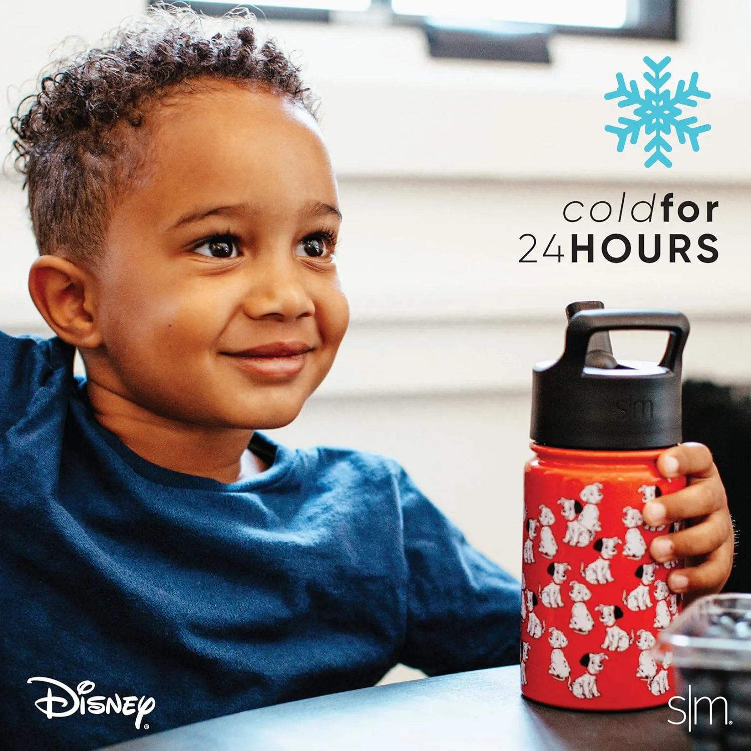 Simple Modern Kids Summit Water Bottle with Straw Lid | Disney Wish 14oz Stainless Steel Cup Insulated Tumbler for Girls, School | Asha's Adventure