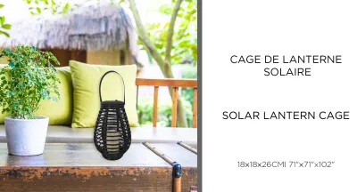 Solar Lantern Cage-laurent Taylor