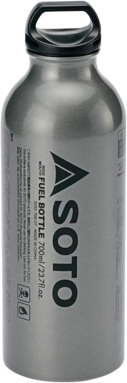 SOTO SOD-700-07 Wide Mouth Fuel Bottle, 23.7 fl oz (700 ml)