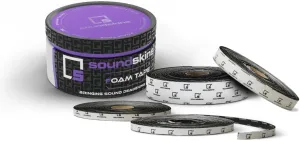 SSK-Tape Closed Cell Acoustic Foam Tape - 10.8sqft. from 4 Rolls (2", 1" 0.5" Wide) - Rattel Reduction and Optimum Durability