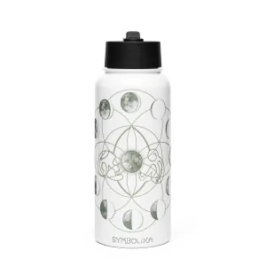 Stainless steel water bottle - Moon Time