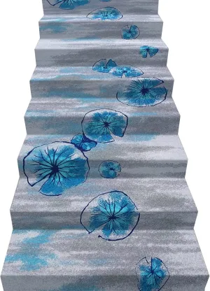 Stair Treads Carpet, Self-Adhesive Non Slip Stair Pads, Full Roll Step Protectors, Home Staircase Decoration Anti-Collision Rug, Children Elder Pet Safety Floor Mat (Color : A(Width: 120CM)