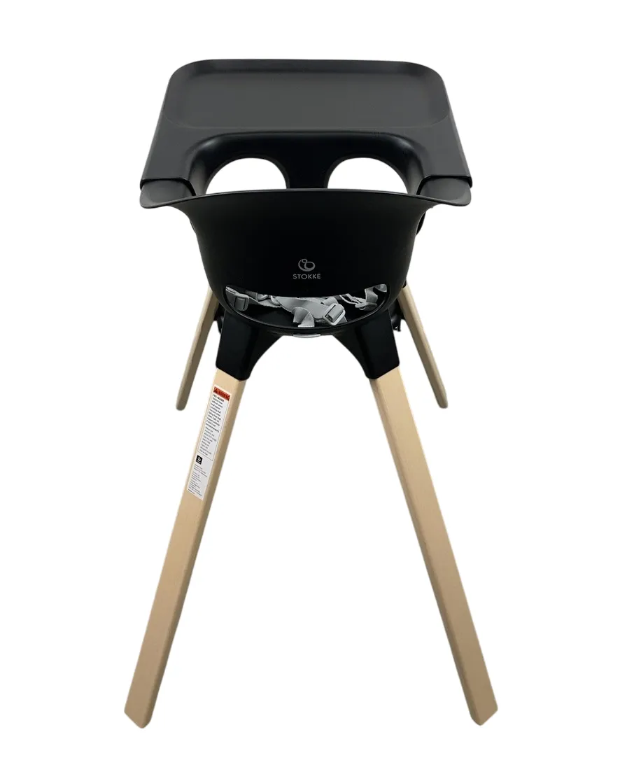 Stokke Clikk High Chair, Black Natural