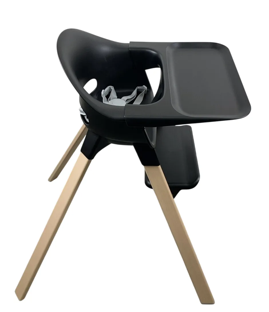 Stokke Clikk High Chair, Black Natural