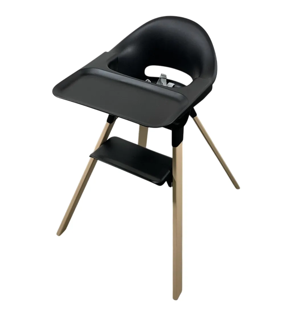 Stokke Clikk High Chair, Black Natural