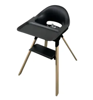 Stokke Clikk High Chair, Black Natural