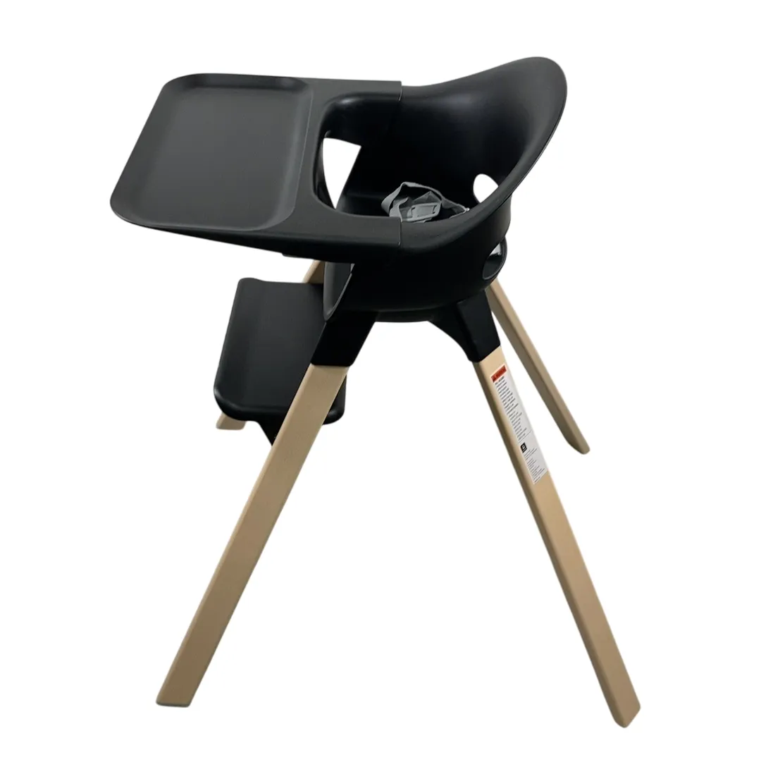 Stokke Clikk High Chair, Black Natural
