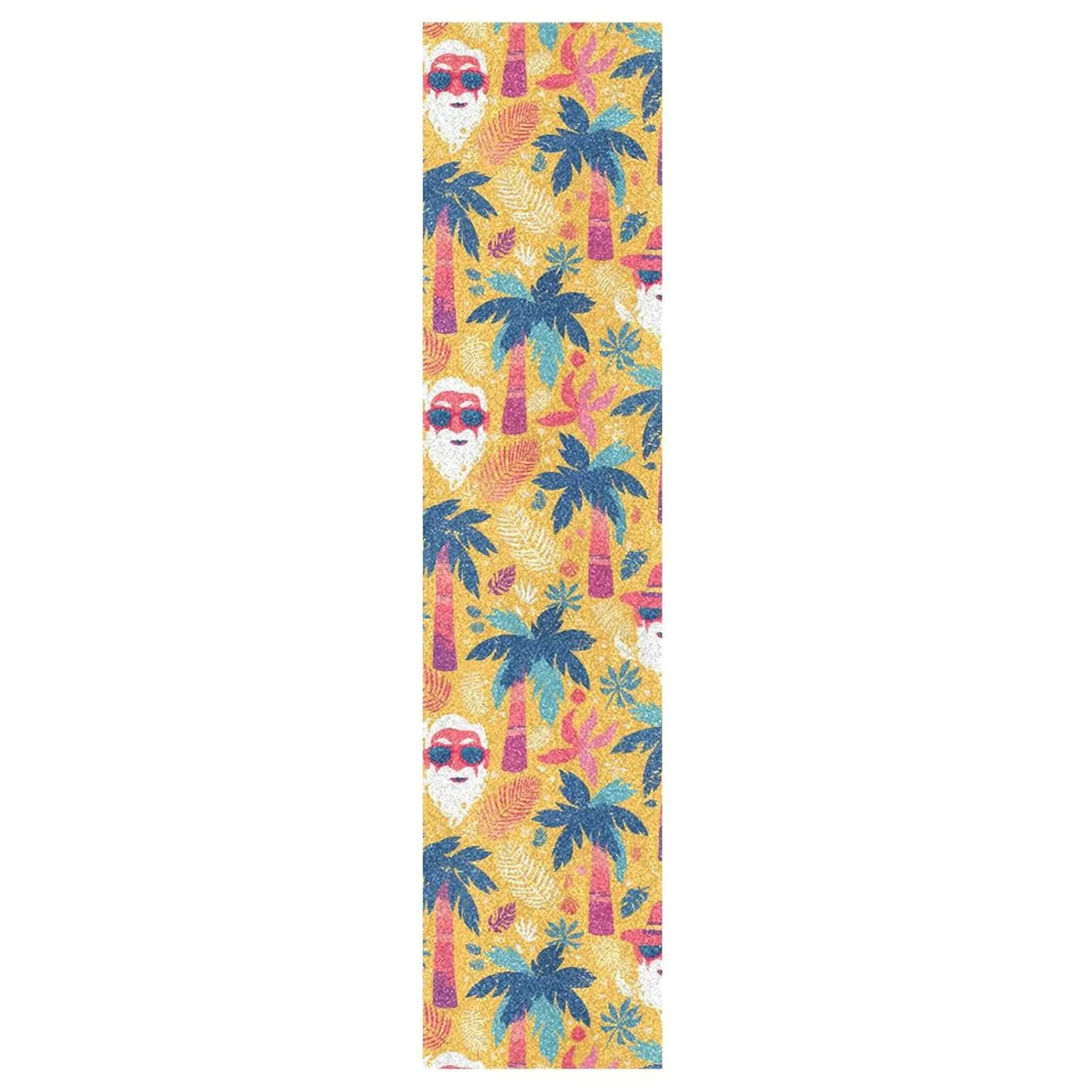 Summer Glasses Coconut Trees Grip Tape roll for Skateboards Waterproof pro Scooters Grip Tape Longboard Griptape Waterproof Cruiser Board Grip Tape, 44×10 Inch