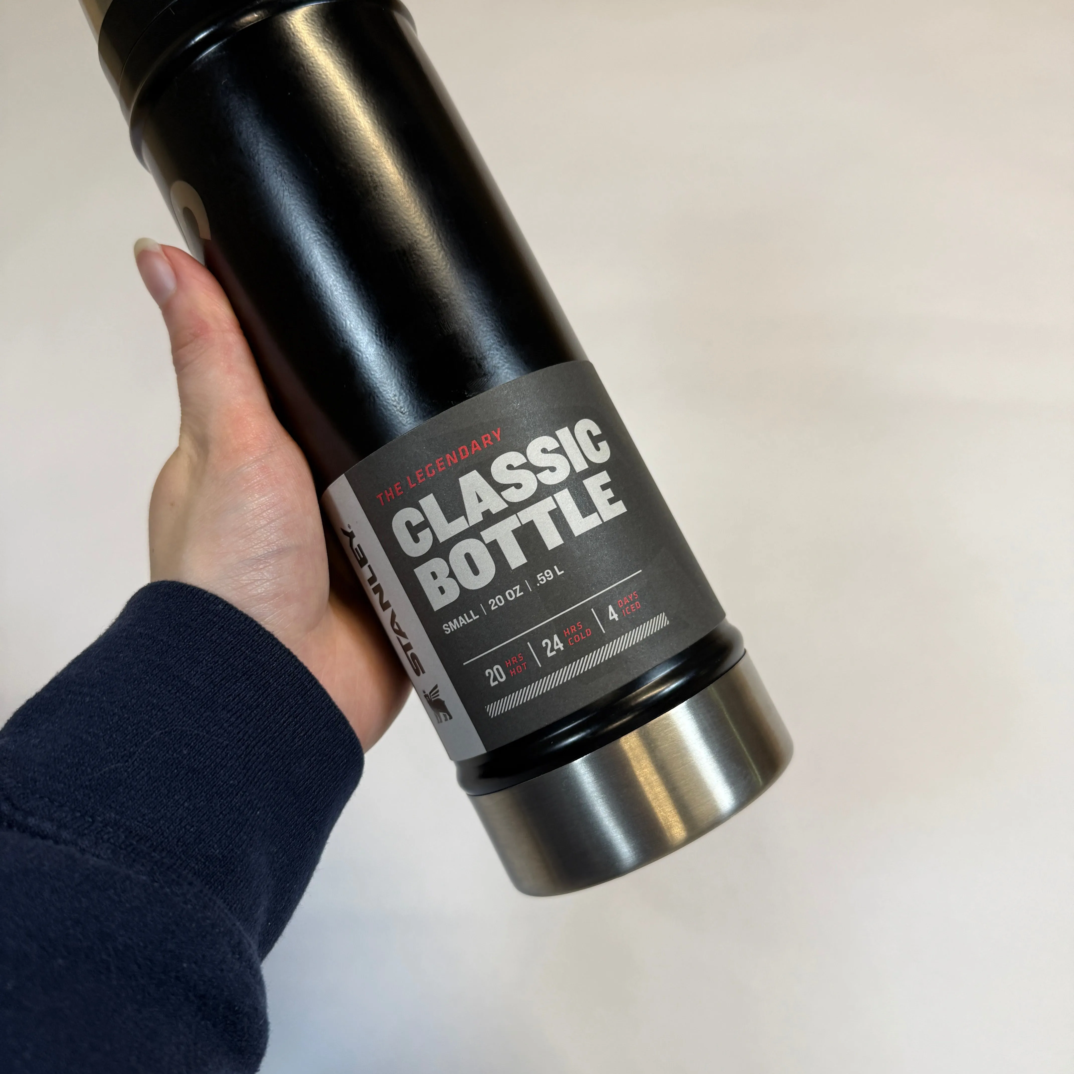 Supreme Stanley 20 oz. Vacuum Insulated Bottle Black