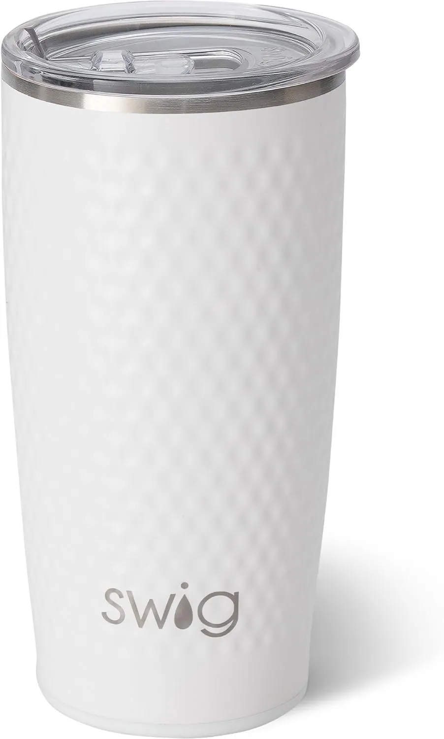 Swig Life 22oz Triple Insulated Highball Tumbler with Lid, Dishwasher Safe, Double Wall, and Vacuum Sealed Travel Coffee Mug Tumbler in Golf Ball with Golf Ball Textured Frame