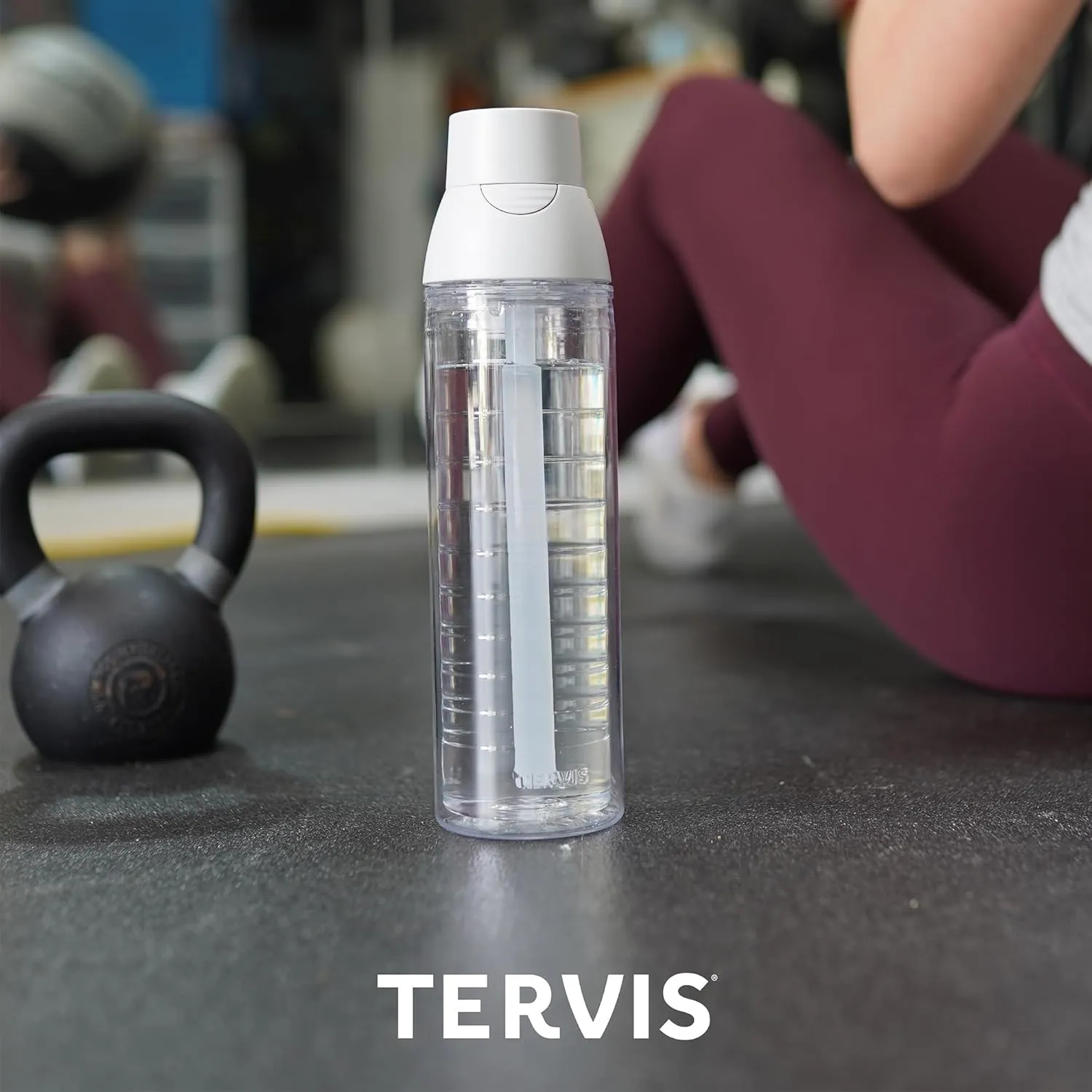 Tervis Peanuts - All Here Group Made in USA Double Walled Insulated Tumbler Travel Cup Keeps Drinks Cold & Hot, 24oz Venture Lite Water Bottle, Classic