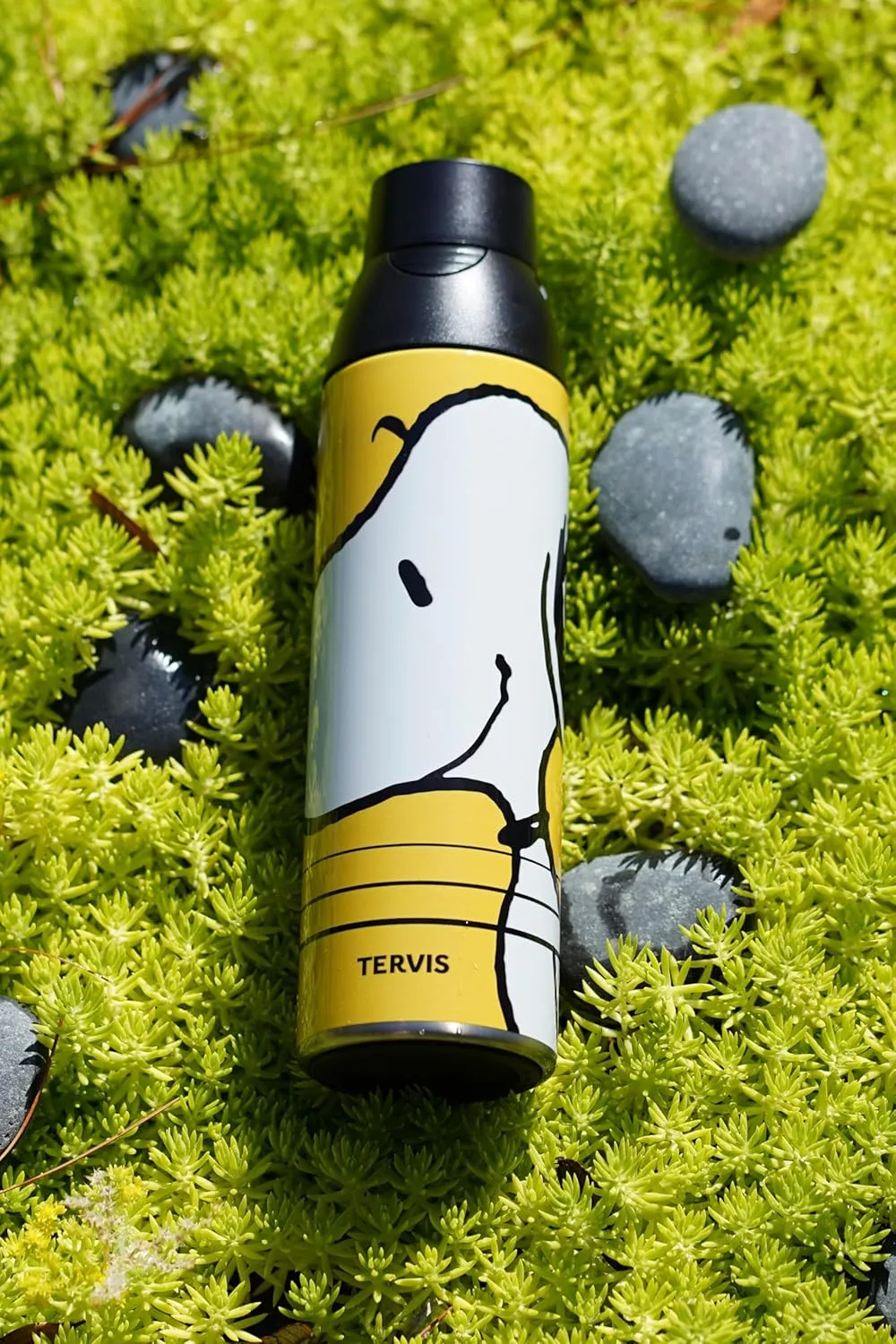 Tervis Venture Water Bottle Peanuts - Snoopy Maxiumus Triple Walled Insulated Tumbler Travel Cup Keeps Drinks Cold & Hot, 26oz, Stainless Steel