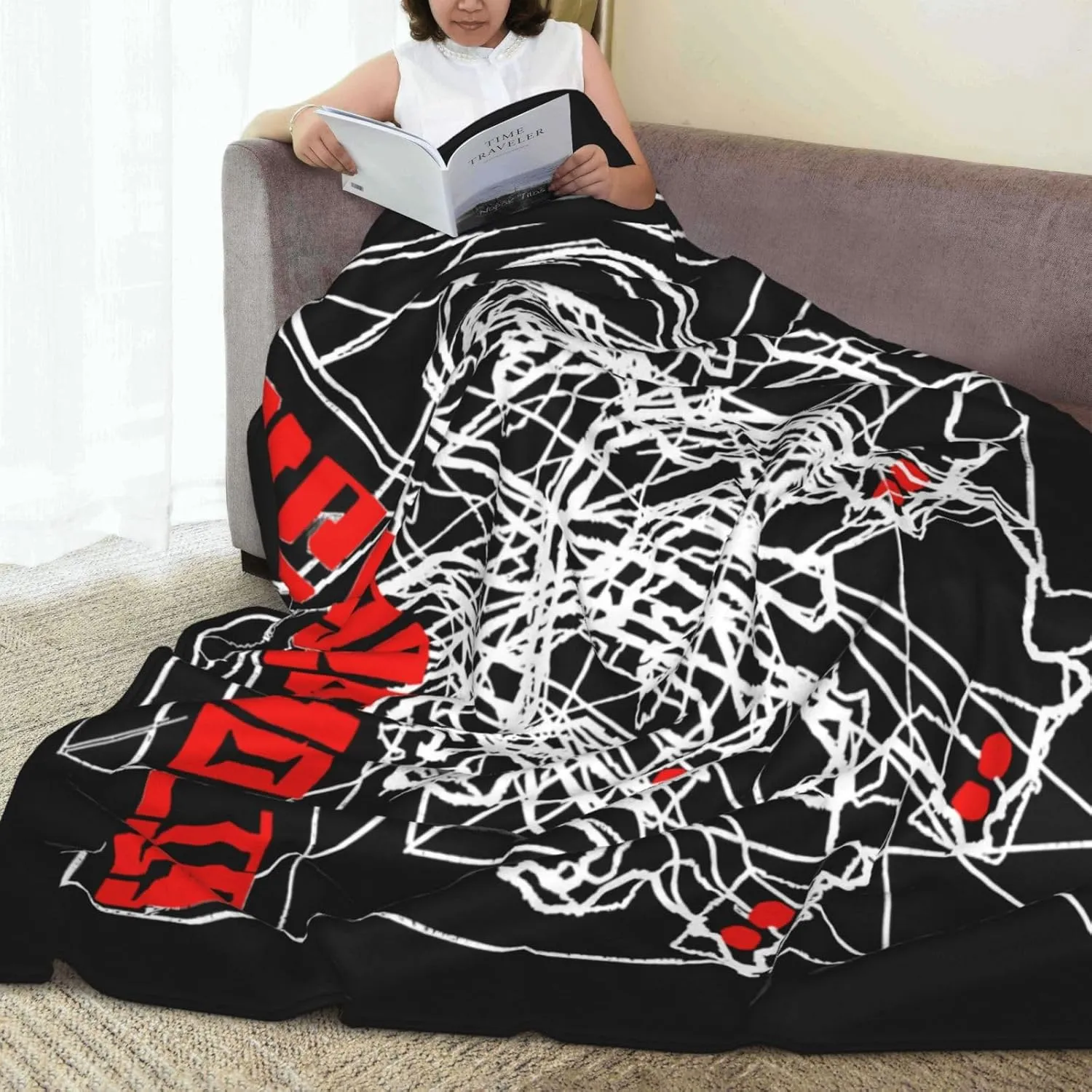 The Mars Volta Blanket Flannel Fleece Printed Throw Blankets Ultra Soft Micro Warm Blanket for All Season Bedding Chair Sofa Couch Bed 50"x40"