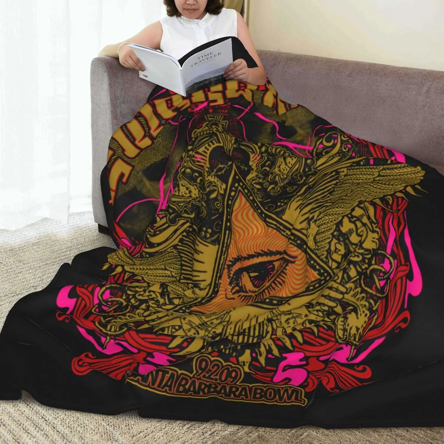 The Mars Volta Blanket Flannel Fleece Printed Throw Blankets Ultra Soft Micro Warm Blanket for All Season Bedding Chair Sofa Couch Bed 50"x40"