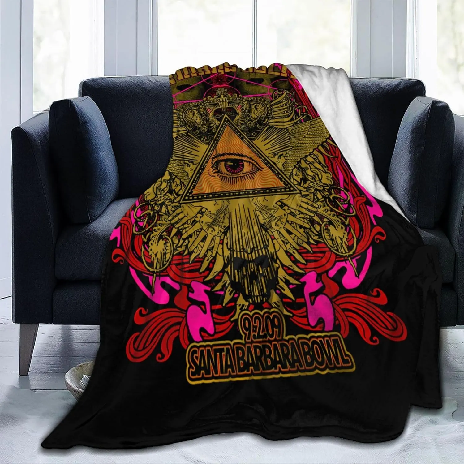 The Mars Volta Blanket Flannel Fleece Printed Throw Blankets Ultra Soft Micro Warm Blanket for All Season Bedding Chair Sofa Couch Bed 50"x40"