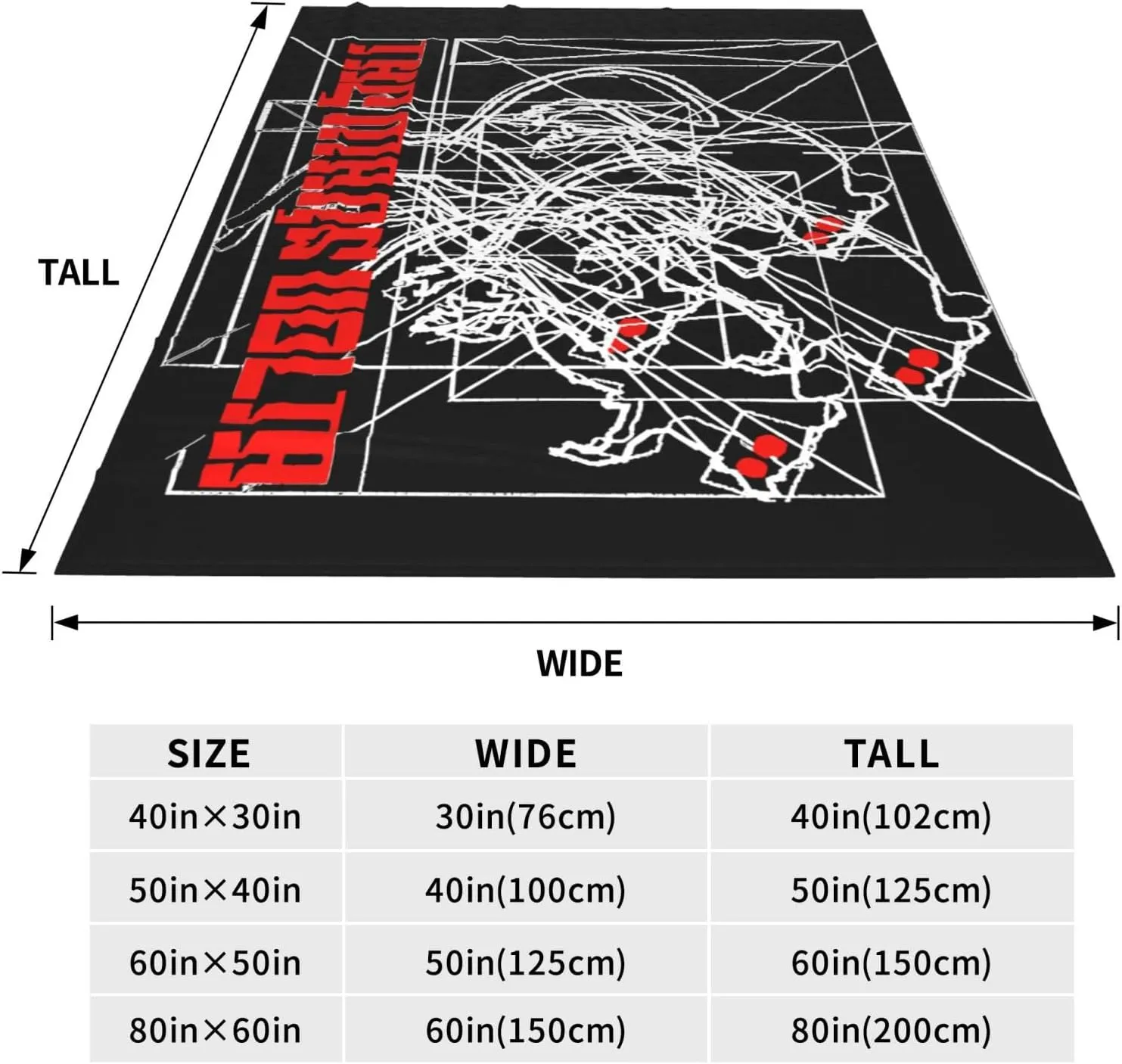 The Mars Volta Blanket Flannel Fleece Printed Throw Blankets Ultra Soft Micro Warm Blanket for All Season Bedding Chair Sofa Couch Bed 50"x40"