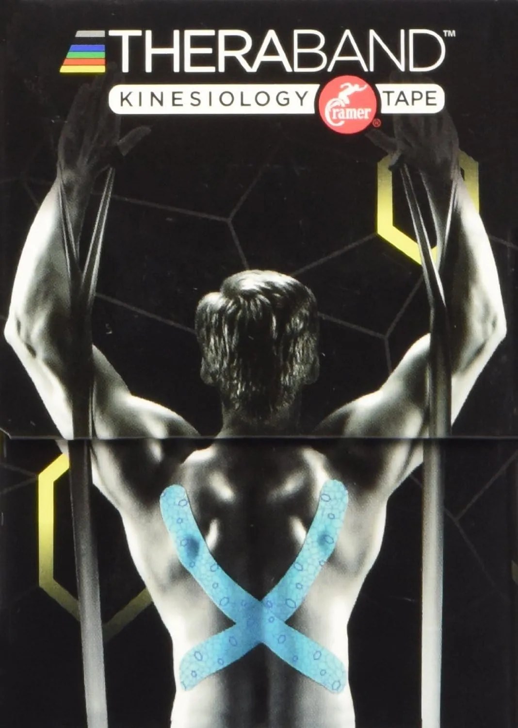 THERABAND Kinesiology Tape With XactStretch Indicator For Perfect Stretch and Application Every Time, Best In Class Adhesion, Water Resistant