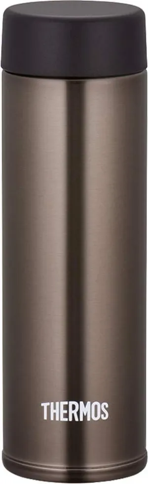 Thermos Water Bottle, Vacuum Insulated Pocket Mug, 5.1 fl oz (150 ml), Brown JOJ-150 BW (Small Capacity Model)