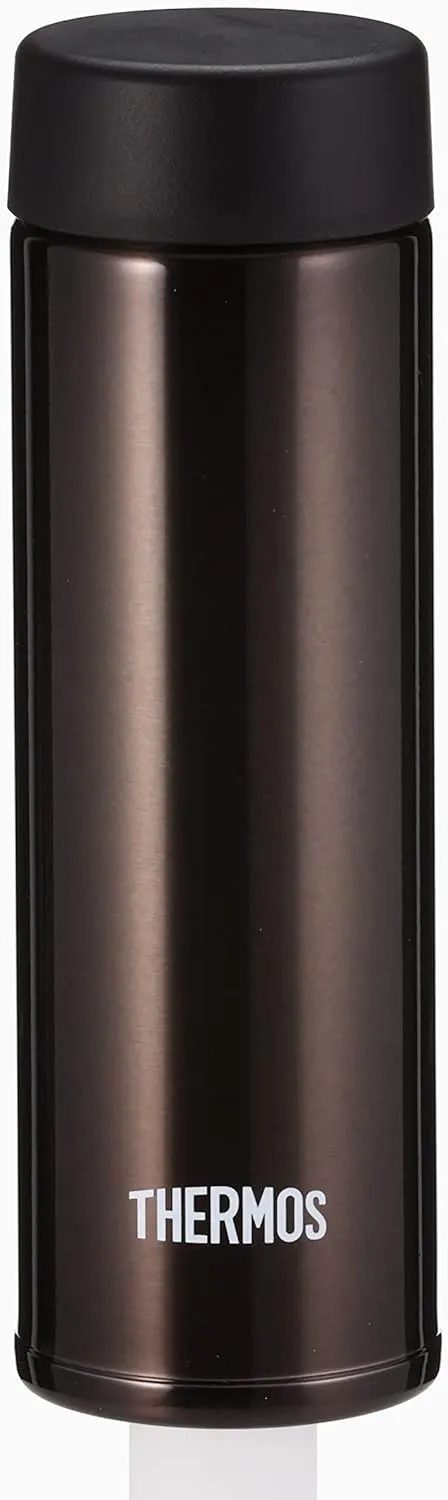 Thermos Water Bottle, Vacuum Insulated Pocket Mug, 5.1 fl oz (150 ml), Brown JOJ-150 BW (Small Capacity Model)