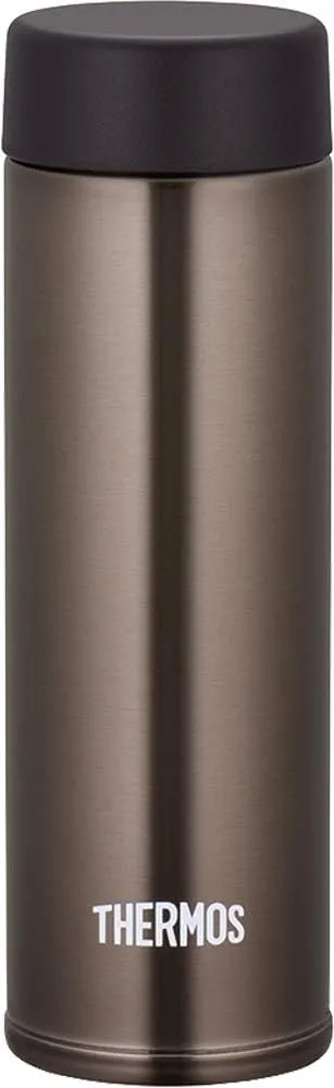Thermos Water Bottle, Vacuum Insulated Pocket Mug, 5.1 fl oz (150 ml), Brown JOJ-150 BW (Small Capacity Model)