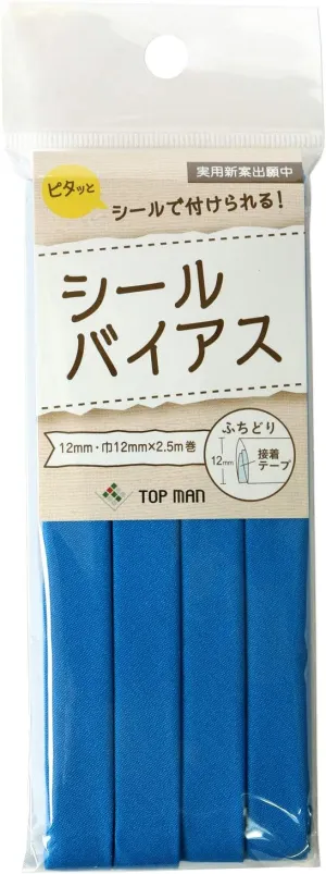 Topman Industries TM008 Seal Bias Tape Width 0.5 inches (12 mm) x 6.6 ft (2.5 m) Roll