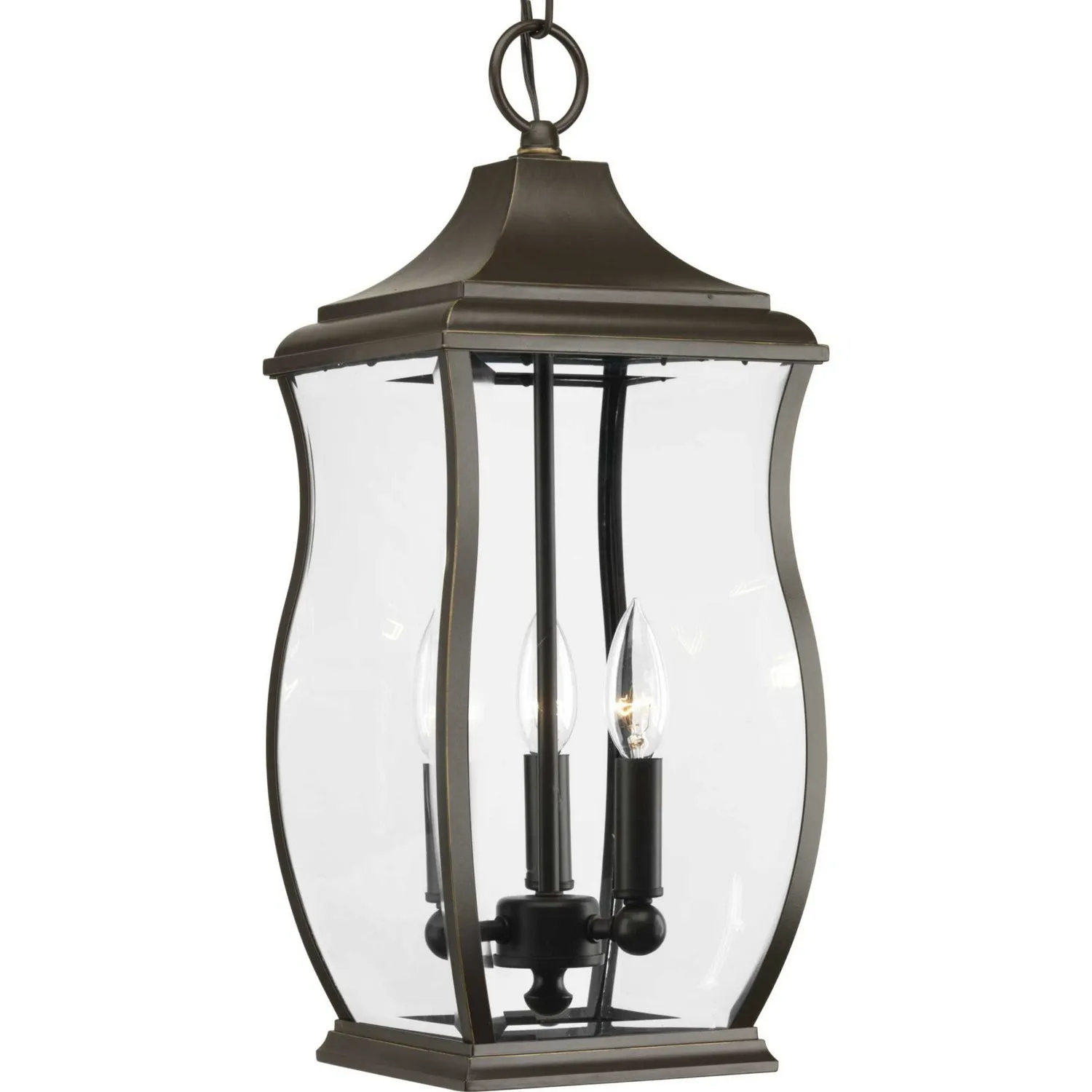 Township Three Light Hanging Lantern in Oil Rubbed Bronze
