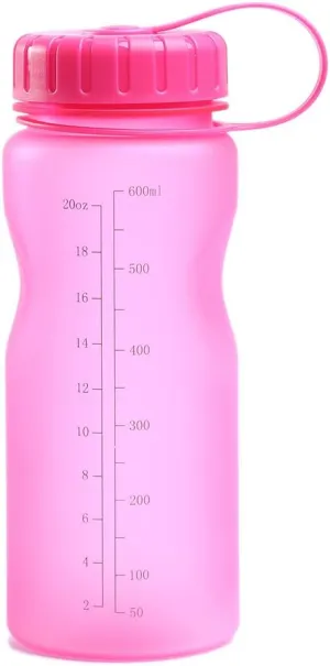 Towond 20oz Wide Mouth Water Bottle for Sports Fitness - Cycling, Running, Gym