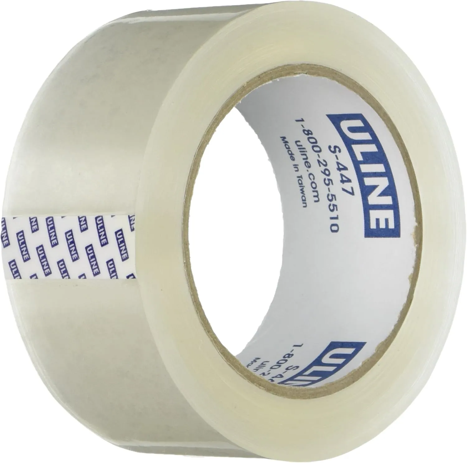 U-Line Thick Packing Tape, 3.5 mil Thick, 2" x 55 Yd, Crystal Clear, 6 Rolls (S-447)