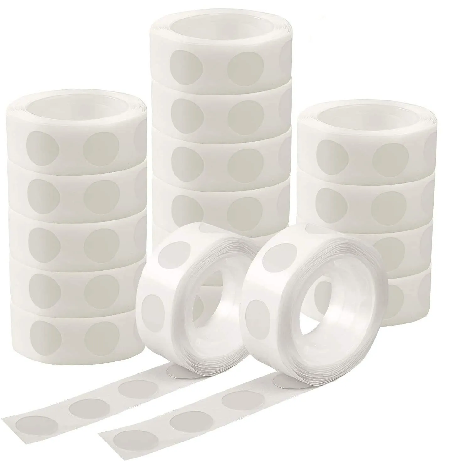 UPINS 6000 Pcs Balloon Glue Removable Adhesive Tape Double Sided Point Dots, 60 Rolls