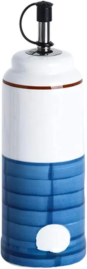 Vinegar Bottle Anti-Leakage, Oil and Vinegar Dispenser Set-Olive Oil Dispenser Bottles for-Olive Oil Bottle Dispenser with Spout Glass Bottle (A) (C)