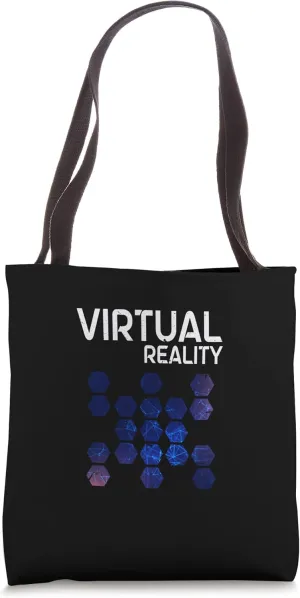 Virtual Reality | Futuristic Online Gaming Technology Design Tote Bag