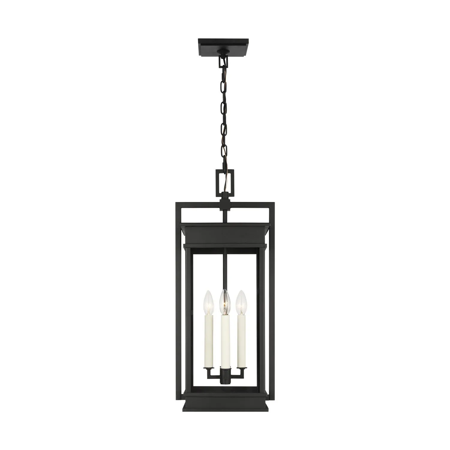 Visual Comfort Studio Four Light Outdoor Pendant