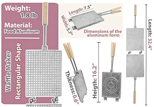 Waffle Maker rectangular shape