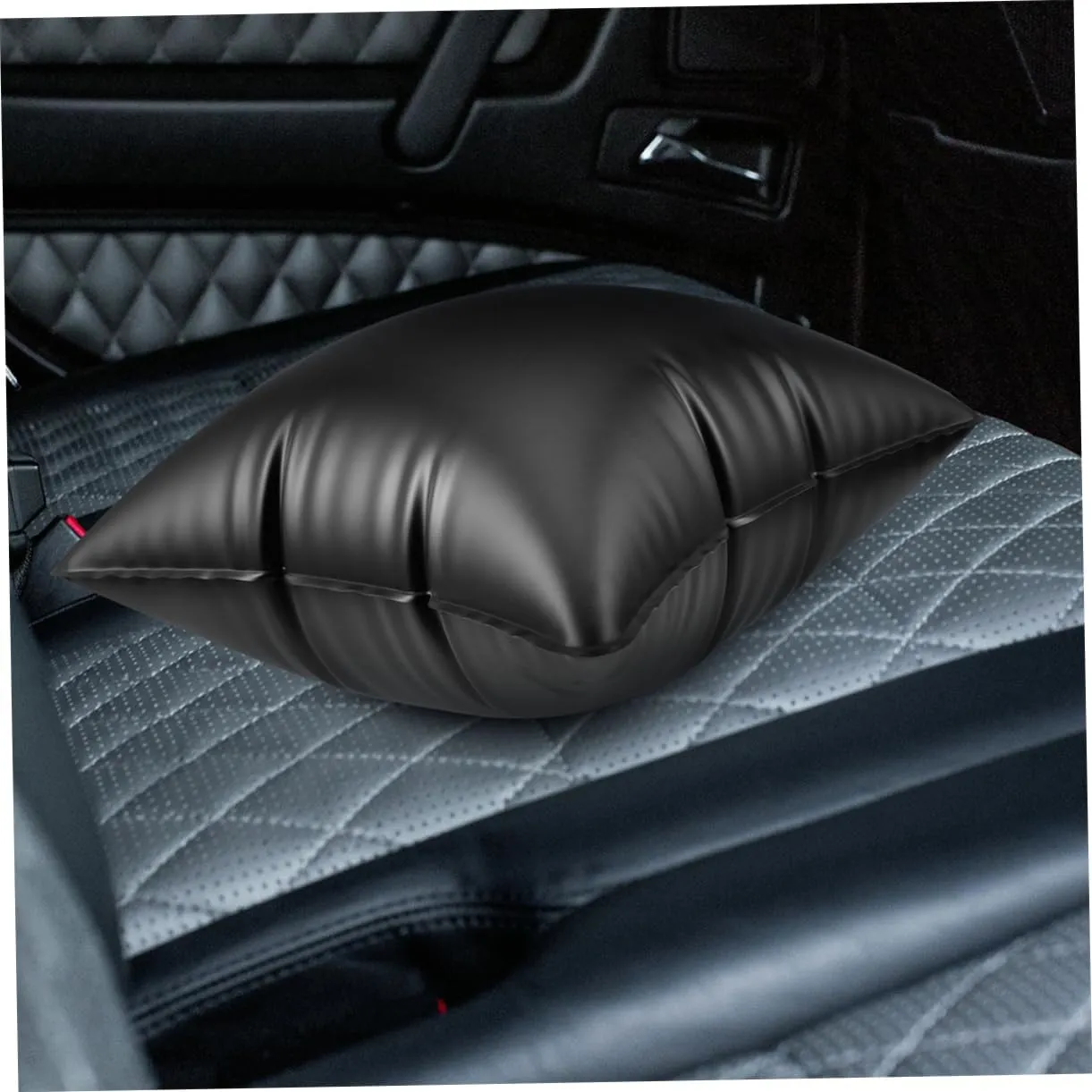 Wakauto Travel Pillow Inflatable Camping Cushion Pillow Insert Car Seat Office Airplane Lightweight and Portable