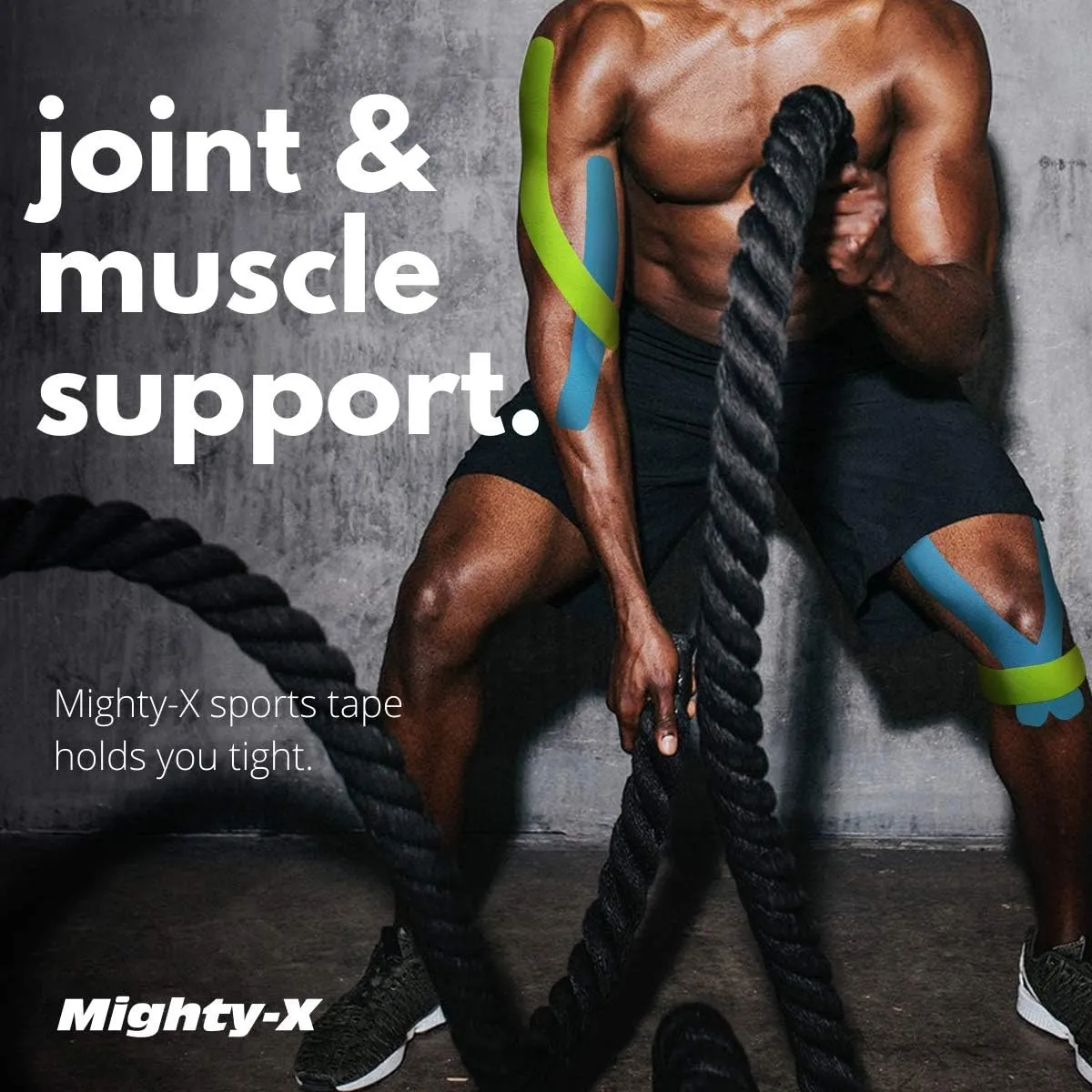 Waterproof Kinesiology Tape - [3 Rolls] - Kinetic Tape - Joints Support & Muscle Pain Relief - 16.4 ft Uncut Knee Tape   50 Videos - Muscle Tape - Easy to Apply Shoulder Tape