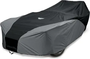 Waterproof Polaris Slingshot Full Cover - All-Weather, Water Proof with Windshield Liner, Sun Protection, Dust Proof, Classic Black/Charcoal Fit for All Models