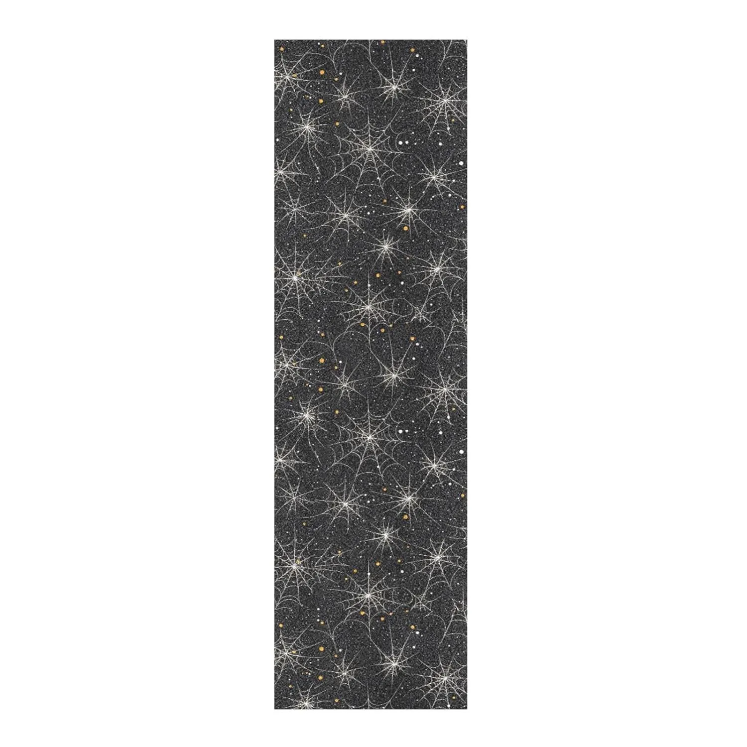 Web Black Glittering Designed Grip Tape roll Skateboard Decorative Waterproof Bubble Free Grip Tape Cruiser Board Cinta de agarre para Skate 33×9 Inch