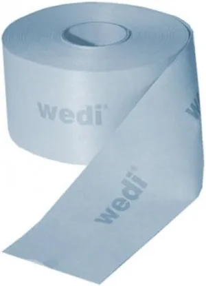 Wedi US5000002 Polyethylene Seamless Fleece Laminated Waterproofing Membrane Strip 5" x 32.8' (127mm x 10m)