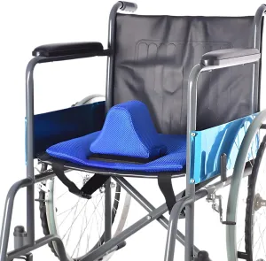 Wheelchair Wedge Cushion, ‌Anti-Slip Wheelchair Cushion for The Elderly, Removable Foam Support Cushion, Wheelchair Cushion with Saddle to Prevent Forward Sliding