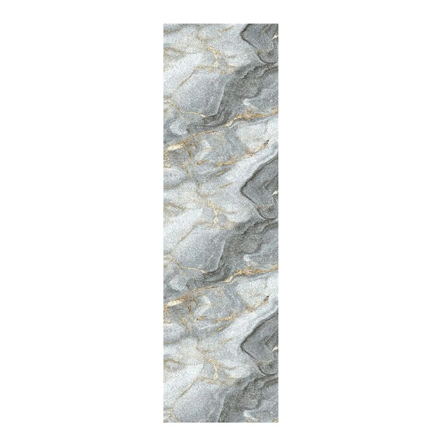 White Gold Marble Texture Grip Tape roll for Skateboards Anti-Tearing Grip Tape for Scooter Waterproof Cruiser Board Grip Tape 33×9 Inch