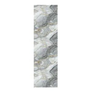 White Gold Marble Texture Grip Tape roll for Skateboards Anti-Tearing Grip Tape for Scooter Waterproof Cruiser Board Grip Tape 33×9 Inch