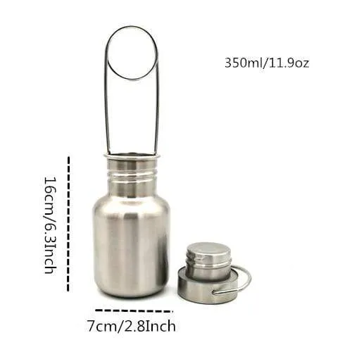 Wide Mouth Hook Bushcraft Water Bottle