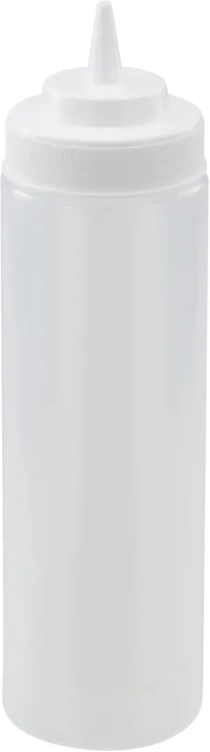 Winco Wide Mouth Squeeze Bottles 24-Ounce, 6-Pack